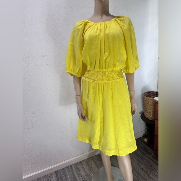 DRAPER JAMES RSVP yellow dress plus size - Picture 15 of 16
